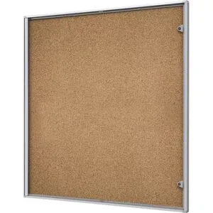 Schaukasten für innen, Korkrückwand, 12 DIN A4-Blätter, HxB 963 x 931 mm eurokraft basic