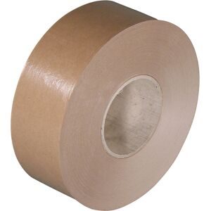 Nassklebeband, einfache Ausführung, VE 12 Rollen, braun, Bandbreite 70 mm ratioform economy