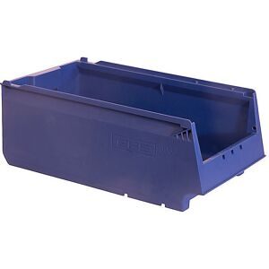 kaiserkraft Regalkasten, aus Recycling-PP, LxBxH 400 x 230 x 150 mm, blau, VE 14 Stk