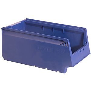 kaiserkraft Regalkasten, aus Recycling-PP, LxBxH 350 x 206 x 150 mm, blau, VE 16 Stk