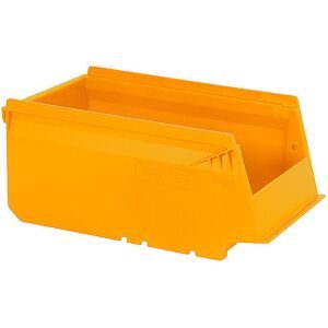 kaiserkraft Regalkasten, aus Recycling-PP, LxBxH 170 x 105 x 75 mm, gelb, VE 20 Stk