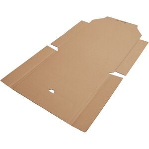 Flach-/Kalender-Pack, 1-wellig, Innen-LxBxH 324 x 315 x 18 mm, braun, ab 20 Stk ratioform