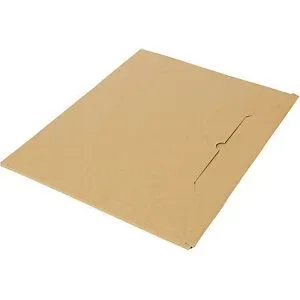Flach-/Kalender-Pack, 1-wellig, Innen-LxBxH 560 x 500 x 10 mm, braun, ab 10 Stk ratioform