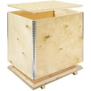 Holzfaltkiste, mit Kufen, Außen-LxBxH 1195 x 755 x 1147 mm ratioform economy
