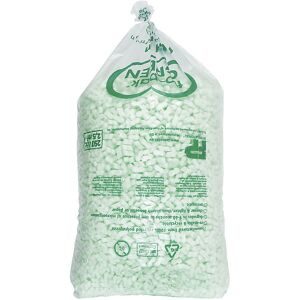 kaiserkraft Verpackungschips flo-pak®, Inhalt 250 l, grün, ab 20 Stk