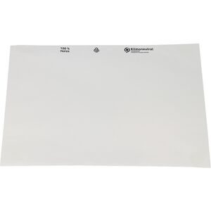 Dokumententaschen aus Papier, Transparent, VE 1000 Stk, LxB 240 x 175 mm, ab 5 VE ratioform terra