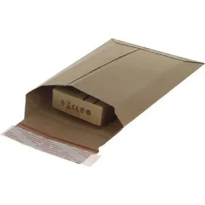 Versandtaschen, aus Wellpappe, VE 25 Stk, Innen-LxB 340 x 240 mm, ab 20 VE ratioform economy