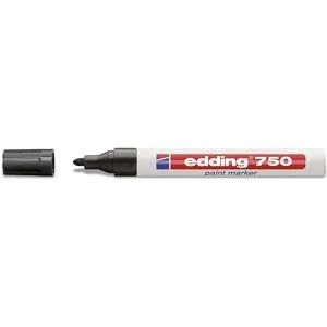 kaiserkraft Lackmarker edding® 750, Strichstärke 2 - 4 mm, VE 10 Stk, schwarz, ab 5 VE
