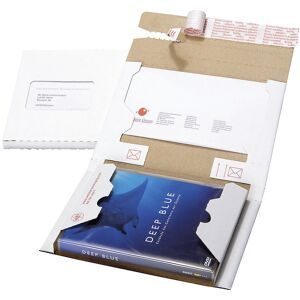 DVD-/Blu-ray-Versandbox, mit Fenster, Klebeverschluss, LxB 140 x 193 mm, ab 150 Stk ratioform