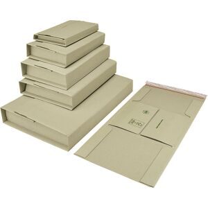 Graspapier-Universalverpackung, grüngrau, LxB 270 x 185 mm, ab 100 Stk ratioform terra