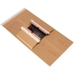 VarioBuchpack Plus, mit 3-fachem Selbstklebeverschluss, LxB 455 x 320 mm, ab 100 Stk ratioform flow