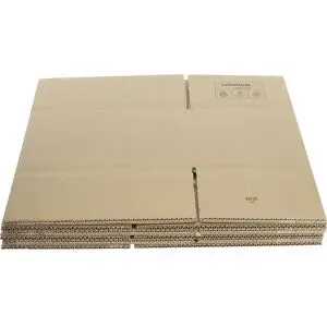 Wellpapp-Faltkarton, Länge 300 bis 349 mm, LxBxH 325 x 235 x 225 mm, 1-wellig, Palette mit VE 450 Stk ratioform terra