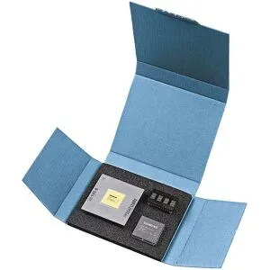 ESD-Cortronic Chip-Container, mit Steckschaum, Innen-LxBxH 120 x 100 x 15 mm, ab 60 Stk ratioform