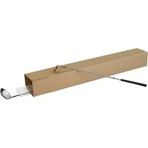 Golfkarton, braun, Innenmaße 360 x 280 x 1240 mm, Palette mit VE 120 Stk ratioform