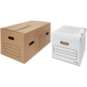 Register-Box, 1-wellig, Innenmaße 590 x 355 x 290 mm, für max. 80 Hängemappen, ab 20 Stk ratioform
