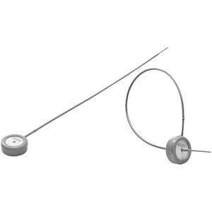 Durchziehplombe mini, Kunststoff, VE 100 Stk, 180 mm, grau, ab 20 VE ratioform