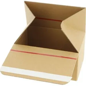 Blitzbox, mit Selbstklebung, braun, Innenmaße 165 x 110 x 80 mm, VE 20 Stk, ab 10 VE ratioform flow
