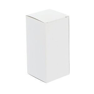 Faltschachtel aus Vollpappe, 400 g/m², Innenmaße 50 x 50 x 100 mm, VE 100 Stk, ab 5 VE ratioform