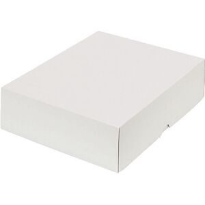 Stülpdeckelkarton, zweiteilig, Innenmaße 320 x 240 x 80 mm, A4+, weiß, ab 200 Stk ratioform terra
