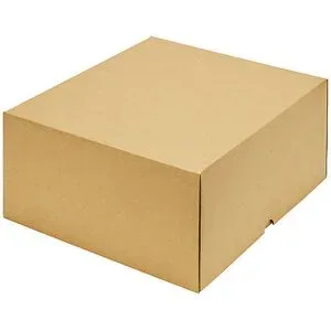 Stülpdeckelkarton, zweiteilig, Innenmaße 325 x 274 x 143 mm, braun, ab 10 Stk ratioform terra
