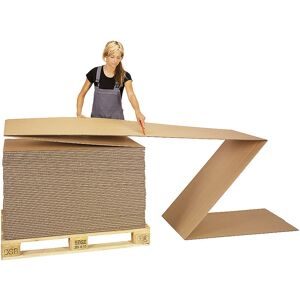 Endloswellpappe, braun, Faltmaße 1150 x 888 mm, Länge 200 m, ab 5 Stk ratioform terra