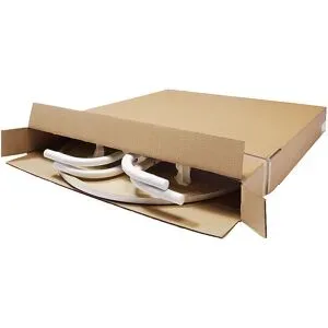 Teleskopverpackung, schmal und hoch, LxBxH 700 x 150 x 1100 mm, 2-wellig, ab 40 Stk ratioform