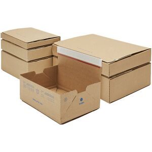 Versandverpackung, 1-wellig, braun, LxBxH 213 x 153 x 37 mm, ab 300 Stk ratioform flow
