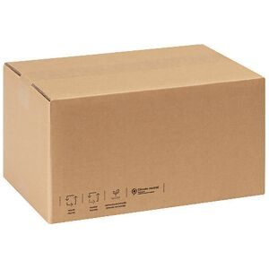 Wellpapp-Faltkarton, CO?-neutral, LxBxH 300 x 200 x 150 mm, 2-wellig, ab 30 Stk ratioform terra