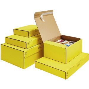 Postversandbox, mit Selbstklebeverschluss, VE 10 Stk, LxBxH 345 x 233 x 115 mm, ab 2 VE ratioform