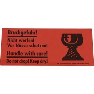 Warnetiketten, Aufdruck Bruchgefahr!, VE 1000 Stk, LxB 145 x 70 mm, ab 5 VE ratioform