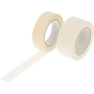 Kreppband, leicht abrollbar, VE 6 Rollen, weiß, Bandbreite 30 mm ratioform