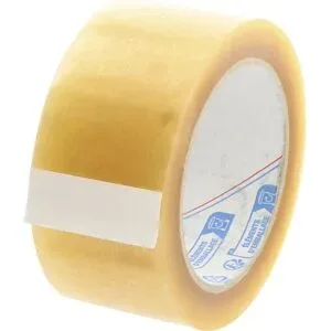 PP-Packband Low-Noise, Naturkautschuk, VE 6 Rollen, transparent, Bandbreite 50 mm, ab 18 VE ratioform