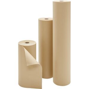 Packpapier auf Rolle, Breite 1500 mm, braun, Länge 227 m, 80 g/m², Palette mit VE 20 Stk ratioform economy