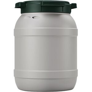 kaiserkraft Weithalsfass UN-X, graugrün, Höhe 265 mm, Volumen 6 l