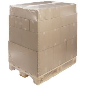 PE-Schrumpf-Folie für Paletten, Stärke 125 µm, VE 10 Stk, BxTxH 1300 x 1100 x 1600 mm, ab 1 VE ratioform