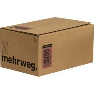 Mehrweg-Automatikkarton, für reuse.me-System, Innenmaße 294 x 194 x 140 mm, VE 20 Stk ratioform terra