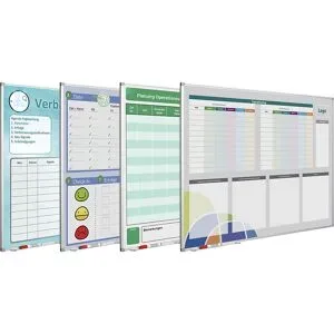Individuell bedrucktes Whiteboard, Sublimationsstahl, BxH 1200 x 1200 mm eurokraft pro