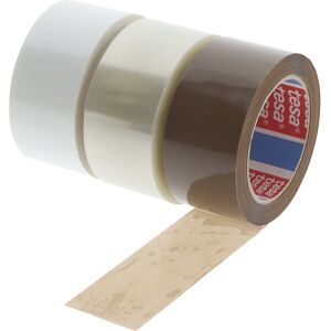 PET-Packband tesa® 60416, 55 % recycelt, leise abrollbar, VE 6 Rollen, weiß, Band-LxB 100 m x 50 mm tesa