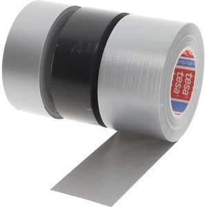 Gewebeband tesa® 60462, mit recyceltem Träger 50 m, B 50 mm, silber, VE 6 Stk, ab 18 VE tesa