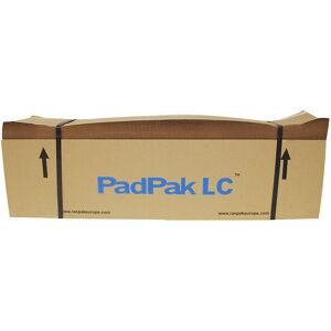 PadPak LC Papier, recycelt, Breite 760 mm, 70/70 g/m², braun, recyceltes Kraftpapier, Kraftpapier ratioform terra