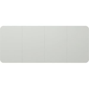 Design-XXL-Whiteboard VisuWall Curve, Stahlblech, emailliert, BxH 4900 x 1980 mm, grau Chameleon