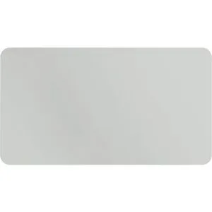 Whiteboard CURVE, rahmenlos, mit abgerundeten Ecken, BxH 1980 x 1180 mm, grau Chameleon