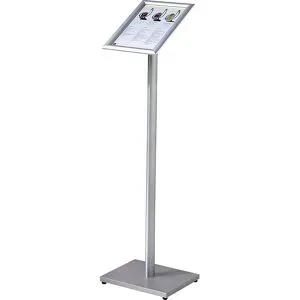 Infoständer, Querformathöhe 1060 mm / Hochformathöhe 1080 mm, für Format DIN A4 eurokraft basic