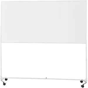 Whiteboard mit Fahrgestell, Stahl, beschichtet, BxH 2000 x 1000 mm eurokraft basic