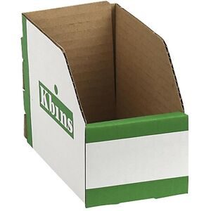 kaiserkraft Karton-Regalkasten, VE 50 Stk, LxBxH 150 x 75 x 100 mm