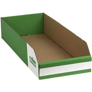 kaiserkraft Karton-Regalkasten, einlagig und faltbar, VE 50 Stk, LxBxH 500 x 200 x 100 mm