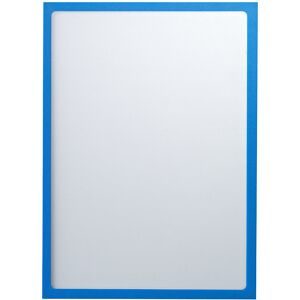 Magnetische Infotasche, DIN A4, BxH 225 x 312 mm, Rahmen blau, VE 30 Stk eurokraft basic