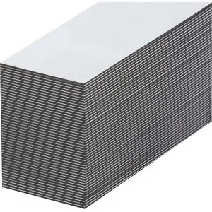 kaiserkraft Magnet-Lagerschilder, weiß, HxB 25 x 80 mm, VE 100 Stk