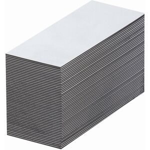 kaiserkraft Magnet-Lagerschilder, weiß, HxB 50 x 80 mm, VE 100 Stk