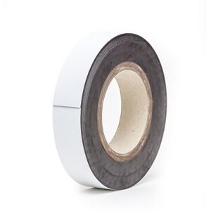kaiserkraft Magnet-Lagerschilder, Rollenware, weiß, Höhe 40 mm, Rollenlänge 10 m